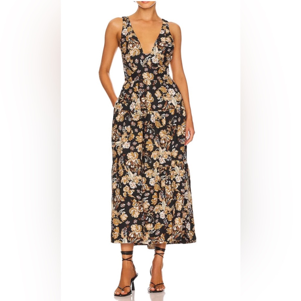 Shona Joy Palermo Low Back Floral Dress Size 2 (WORN ONCE)